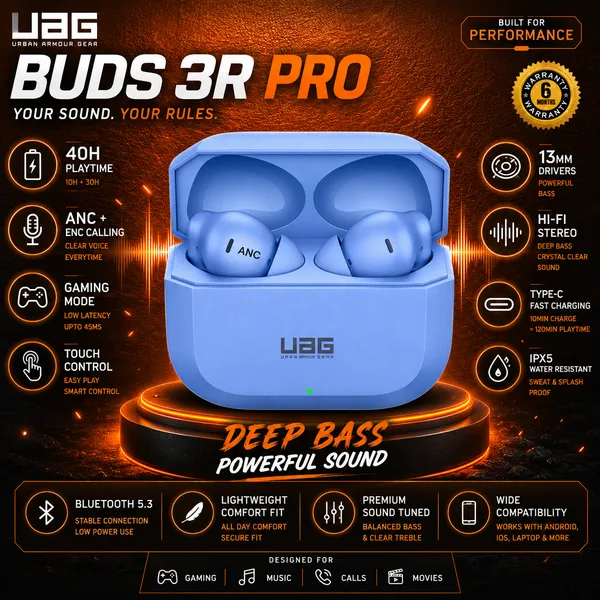 UAG_3R_Buds_TWS_Bluetooth_Earbuds_with_ENC_HD_Calling,_Deep_Bass_Audio,_Bluetooth_5.3,_Low_Latency_Gaming,_Touch_Control_&_Type-C_Fast_Charging