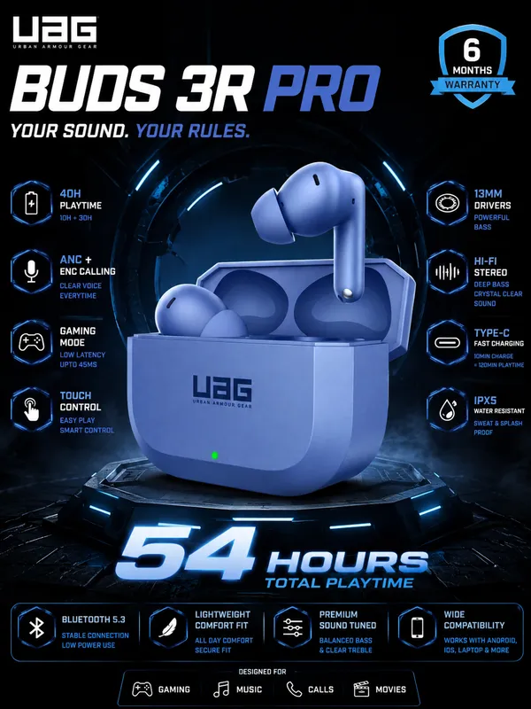 UAG_3R_Buds_TWS_Bluetooth_Earbuds_with_ENC_HD_Calling,_Deep_Bass_Audio,_Bluetooth_5.3,_Low_Latency_Gaming,_Touch_Control_&_Type-C_Fast_Charging