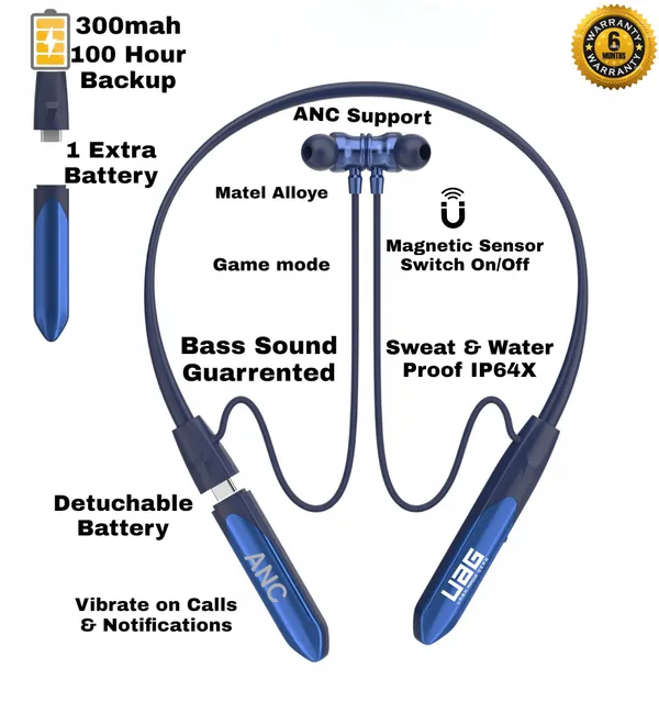 Diamond_Anc_Neckband_|_Detachable_Extra_Battery_And_Ultra_Bass_Smart_Magnetic_On/Off_|_Diamond_Premium_Metal_Anc_Neckband_|_Waterproof_Metal_Body_Gaming_Mode_Detachable_Battery_Beast