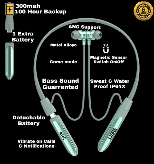 Diamond_Anc_Neckband_|_Detachable_Extra_Battery_And_Ultra_Bass_Smart_Magnetic_On/Off_|_Diamond_Premium_Metal_Anc_Neckband_|_Waterproof_Metal_Body_Gaming_Mode_Detachable_Battery_Beast