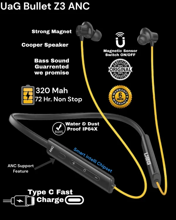 Z3_Anc_Smart_Magnetic_On/Off_Wireless_Neckband_|_Deep_Bass_And_Premium_Sound_Experience_Crystal_Clear_Audio_Hd_Calling_Stylish_Design_Gaming_Mode_And_Powerful_Bass_Performance