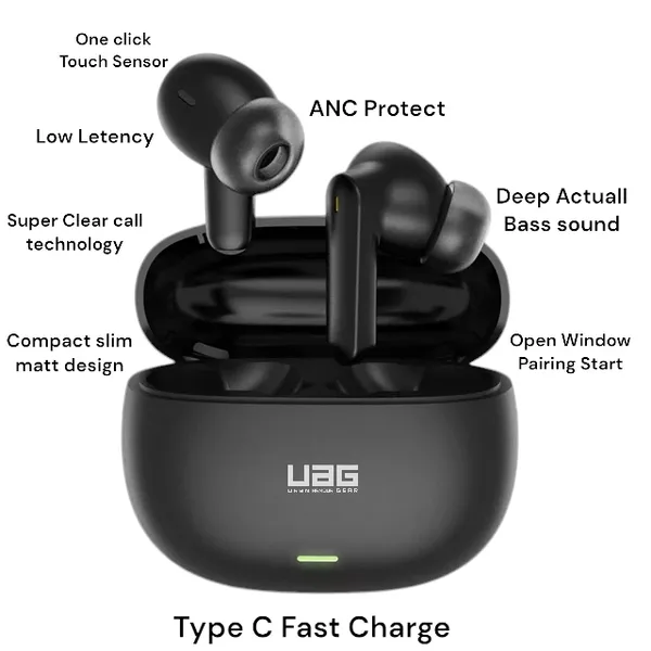 151_Pro_2_Bluetooth_Earbuds_|_40_Hr_Play_Time_|_Built_In_Enc_Mic_|_Light_Weight_|_Ipx_Water_Resistant_+_Anc_Noise_Cancellation