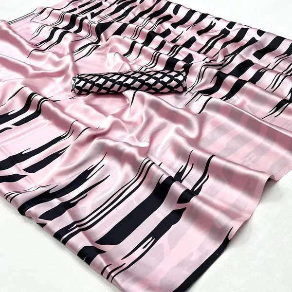 Baby_Pink_Digital_Printed_Satin_Silk_Saree_For_Women