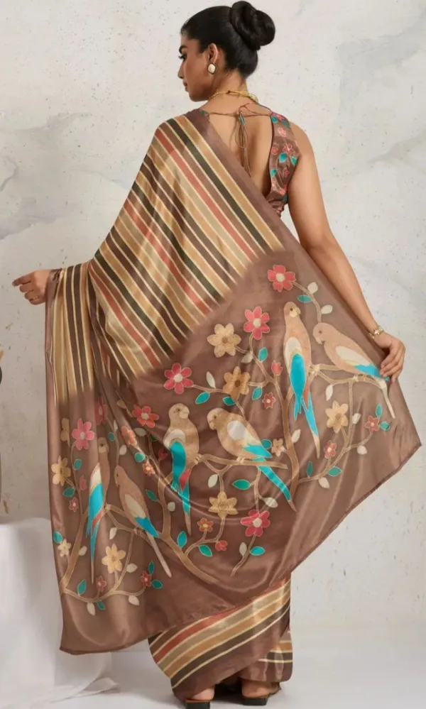 Golden_Digital_Printed_Satin_Silk_Saree_For_Women