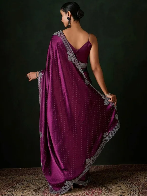 Magenta_Heavy_Satin_Silk_Saree_For_Women