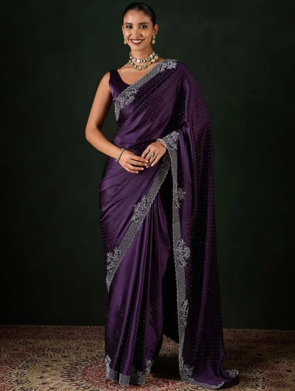 Purple_Heavy_Satin_Silk_Saree_For_Women