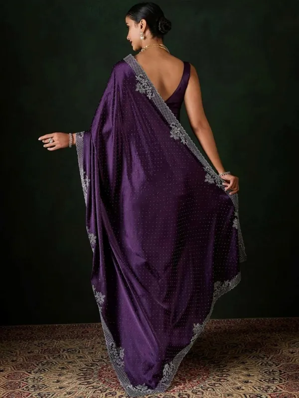 Purple_Heavy_Satin_Silk_Saree_For_Women