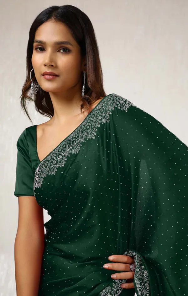 Green_Heavy_Satin_Silk_Saree_For_Women