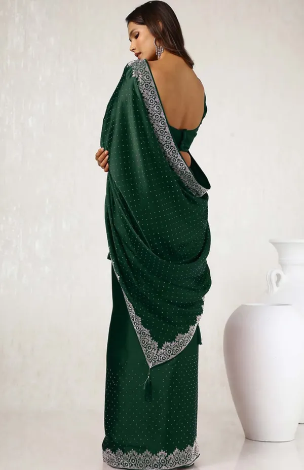 Green_Heavy_Satin_Silk_Saree_For_Women