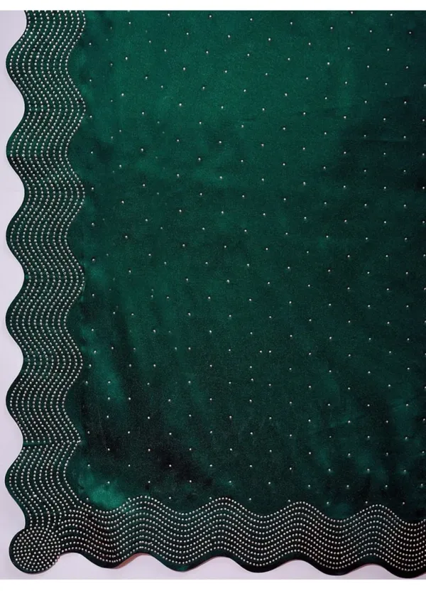 Green_Satin_Silk_Saree_For_Women