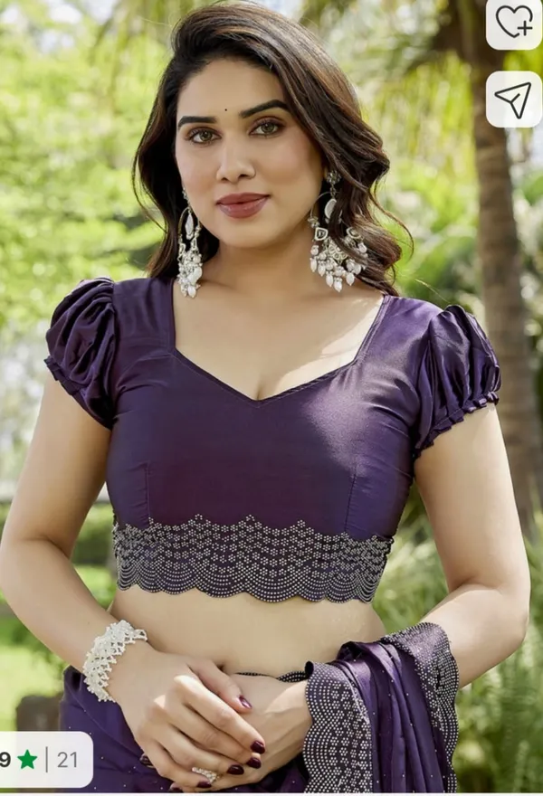 Coffee_Heavy_Satin_Silk_Saree_For_Women
