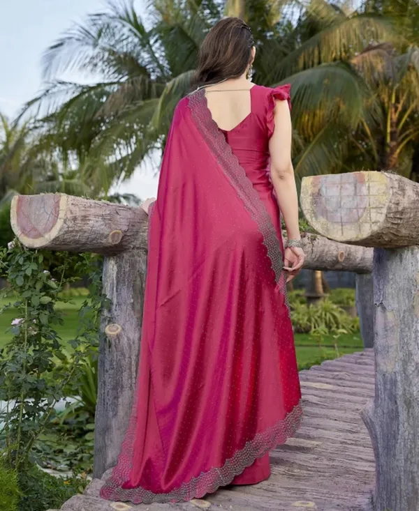 Red_Heavy_Satin_Silk_Saree_For_Women