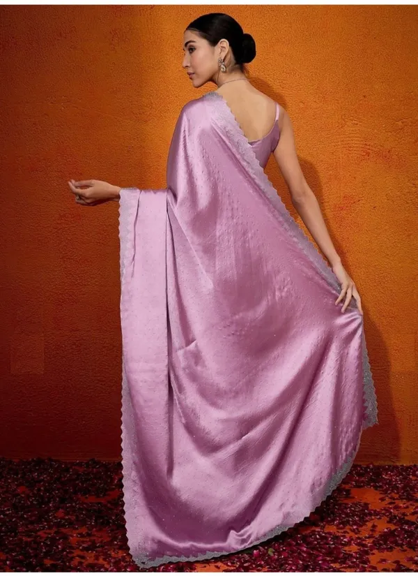 Pastel_Pink_Exclusive_Designer_Pure_Satin_Silk_Saree_For_Women