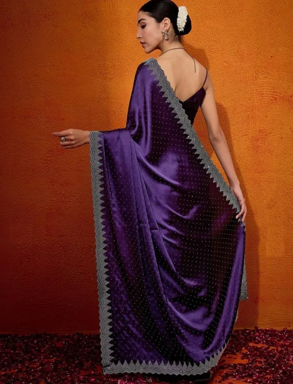 Purple_Exclusive_Designer_Pure_Satin_Silk_Saree_For_Women