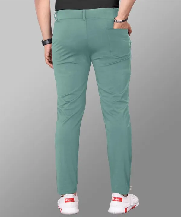Mint_Green_Premium_Cotton_Blend_Casual_Trousers_For_Men