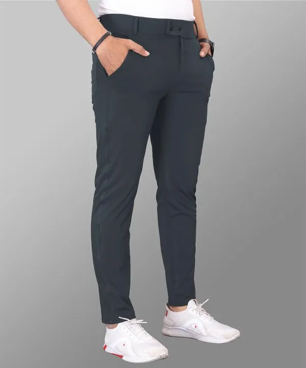 Dark_Grey_Premium_Cotton_Blend_Casual_Trousers_For_Men
