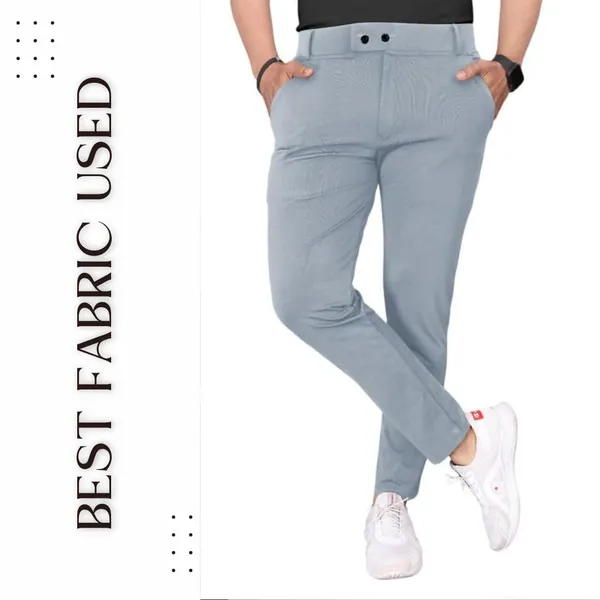 Silver_Premium_Cotton_Blend_Casual_Trousers_For_Men
