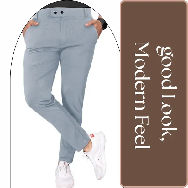 Silver_Premium_Cotton_Blend_Casual_Trousers_For_Men