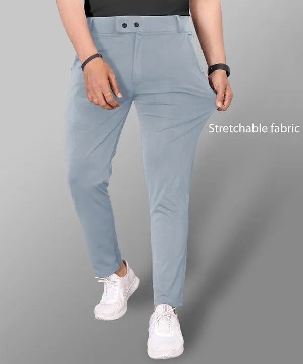 Silver_Premium_Cotton_Blend_Casual_Trousers_For_Men