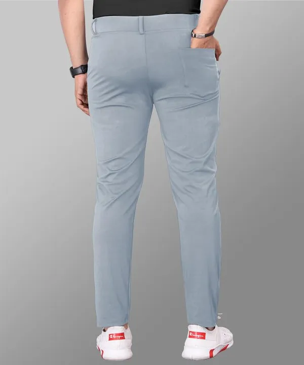 Silver_Premium_Cotton_Blend_Casual_Trousers_For_Men