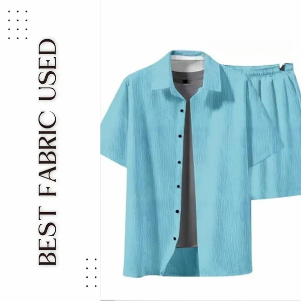 Sky_Premium_Cotton_Shirt_&_Shorts_Set_For_Men