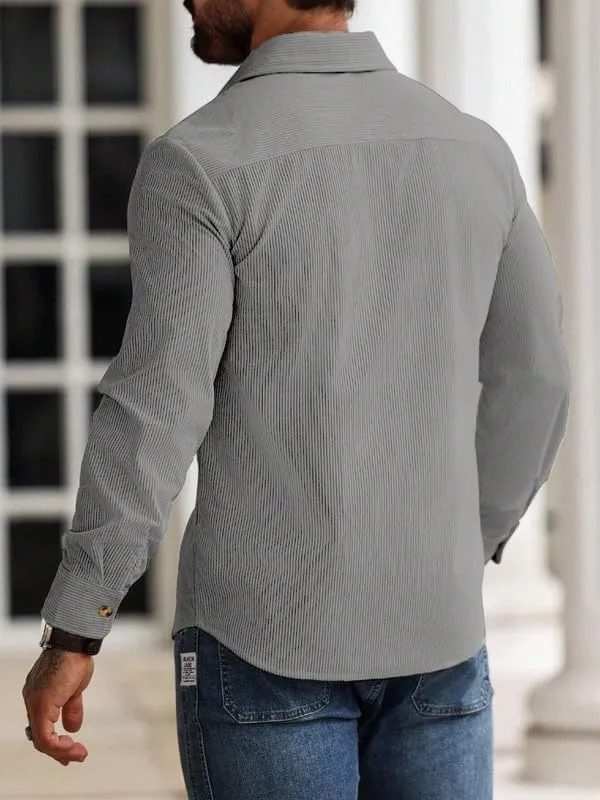 Grey_Premium_Corduroy_Shirt_For_Men