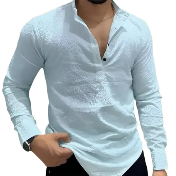 Sky_Premium_Cotton_Blend_Kurta_Shirt_For_Men