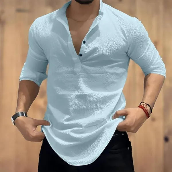 Sky_Premium_Cotton_Blend_Kurta_Shirt_For_Men