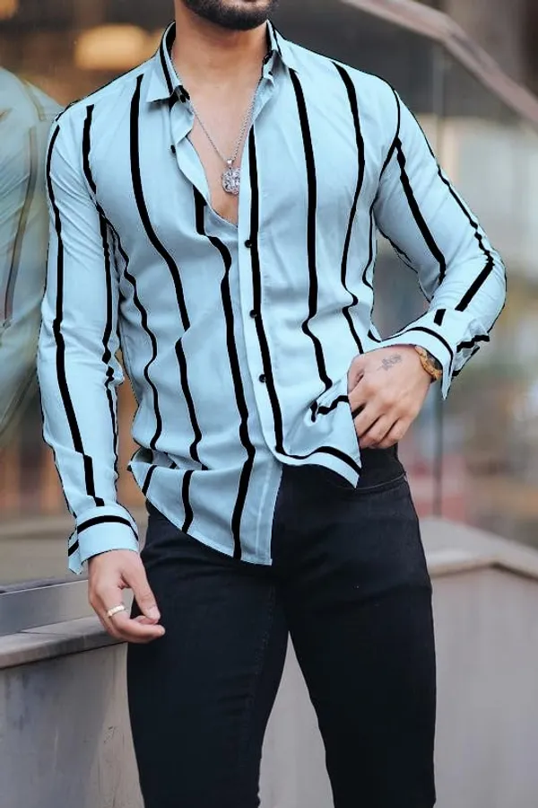 Sky_Premium_Lycra_Blend_Striped_Shirt_For_Men