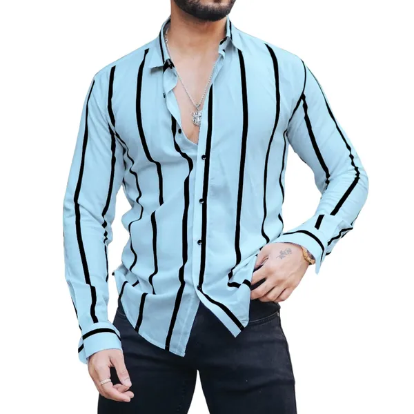 Sky_Premium_Lycra_Blend_Striped_Shirt_For_Men