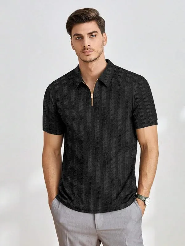 Black_Premium_Polyester_Polo_T-Shirt_For_Men