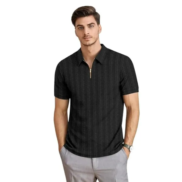 Black_Premium_Polyester_Polo_T-Shirt_For_Men