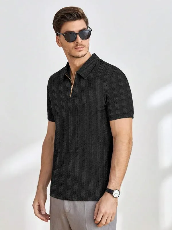 Black_Premium_Polyester_Polo_T-Shirt_For_Men