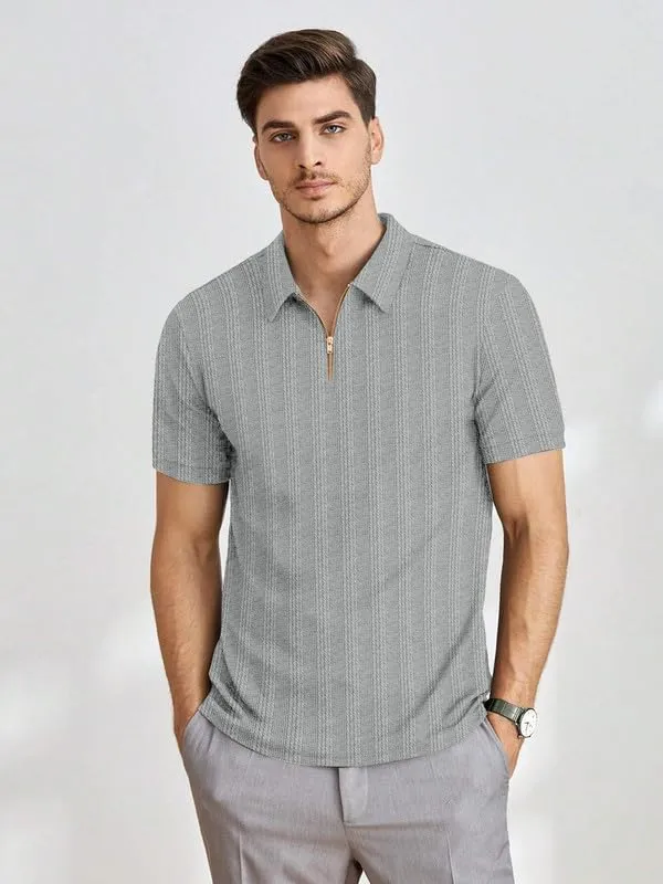 Light_Grey_Premium_Polyester_Polo_T-Shirt_For_Men
