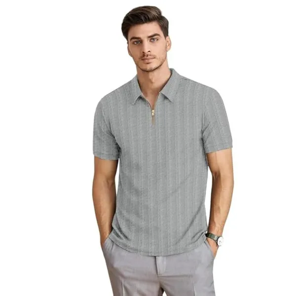 Light_Grey_Premium_Polyester_Polo_T-Shirt_For_Men