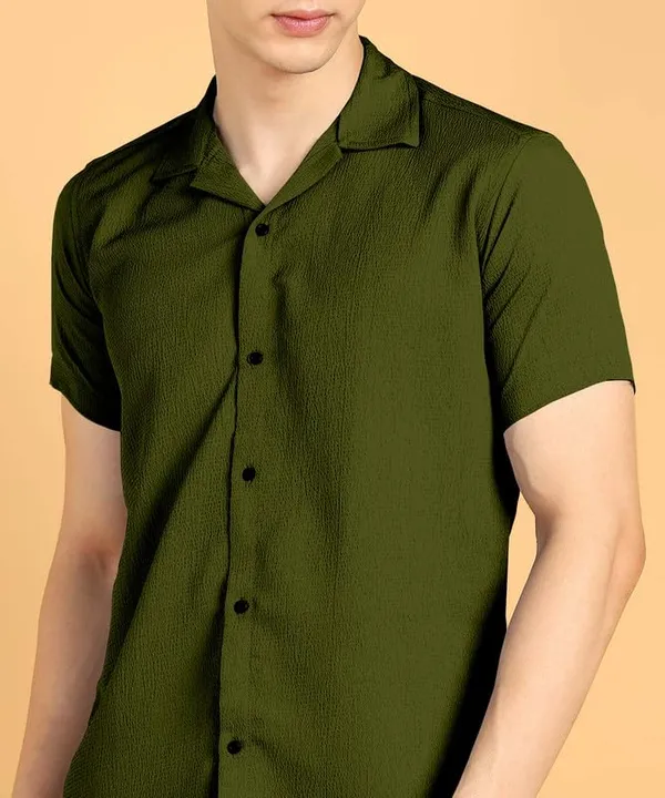 Green_Premium_Corduroy_Casual_Shirt_For_Men