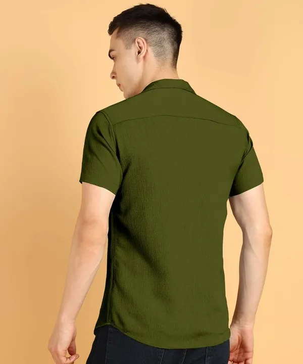 Green_Premium_Corduroy_Casual_Shirt_For_Men