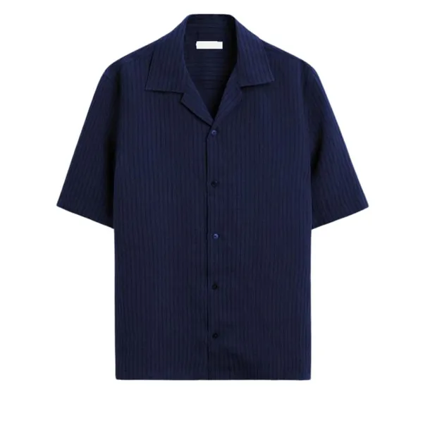 Blue_Premium_Corduroy_Long_Shirt_For_Men