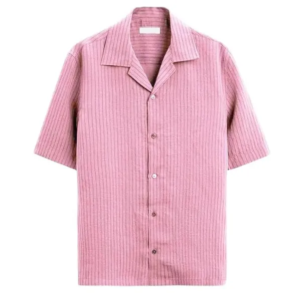 Pink_Premium_Corduroy_Long_Shirt_For_Men