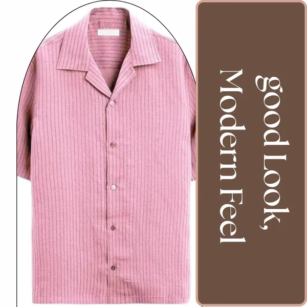 Pink_Premium_Corduroy_Long_Shirt_For_Men