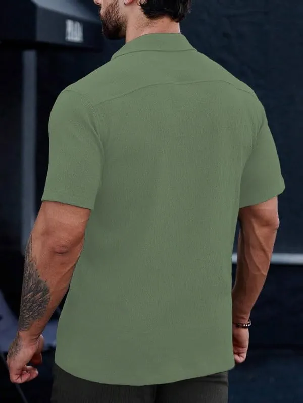 Pista_Premium_Poly_Cotton_Half_Sleeve_Casual_Shirt_For_Men