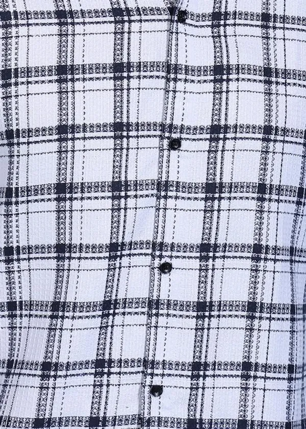 Aqua_Blue_Premium_Pure_Cotton_Checkered_Shirt_For_Men