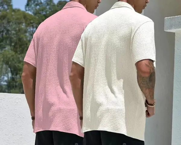 Pink_&_White_Premium_Poly_Cotton_Casual_Shirt_For_Men_(Pack_Of_2)