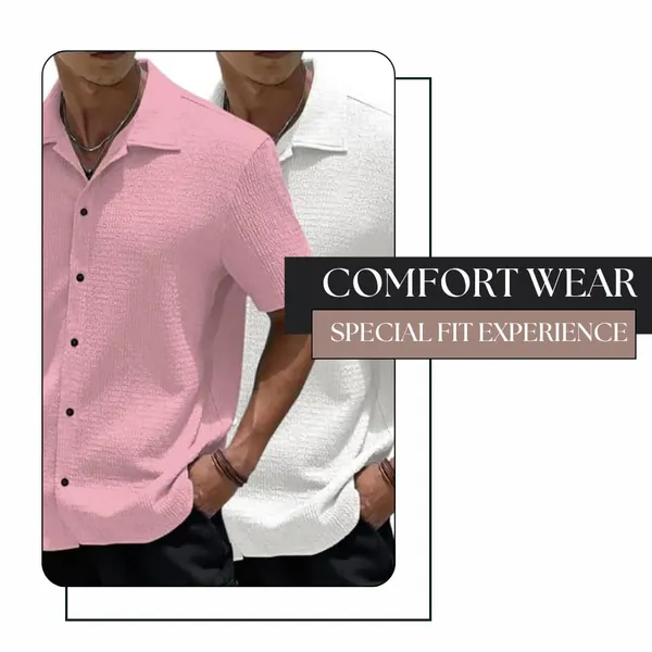 Pink_&_White_Premium_Poly_Cotton_Casual_Shirt_For_Men_(Pack_Of_2)