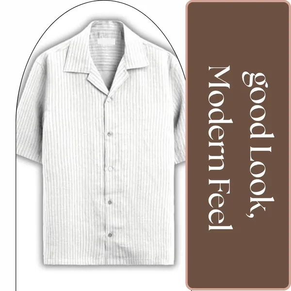 White_Premium_Corduroy_Long_Shirt_For_Men