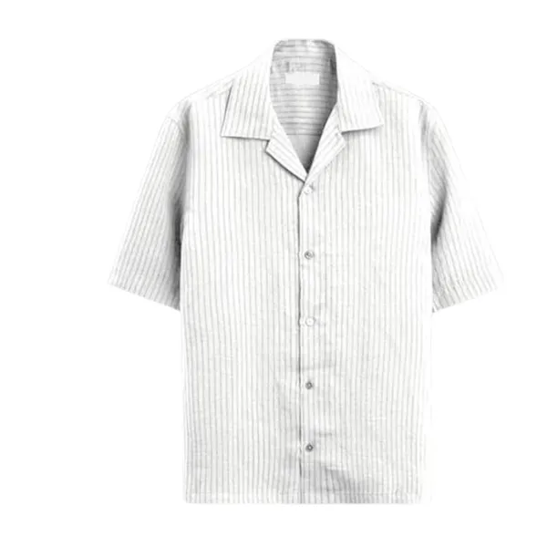 White_Premium_Corduroy_Long_Shirt_For_Men