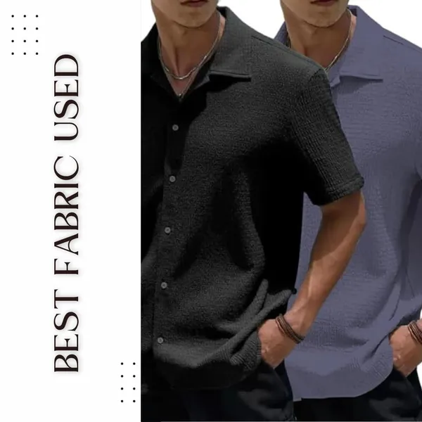 Black_&_Dark_Grey_Premium_Poly_Cotton_Casual_Shirt_For_Men_(Pack_Of_2)