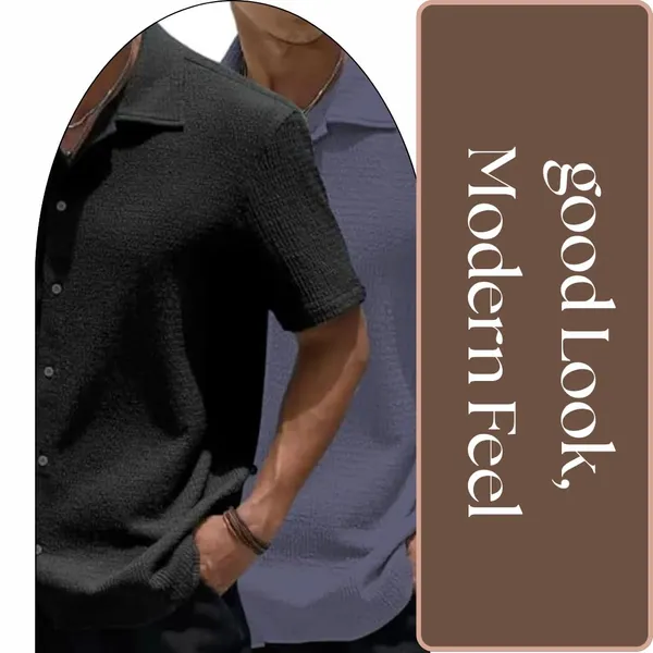Black_&_Dark_Grey_Premium_Poly_Cotton_Casual_Shirt_For_Men_(Pack_Of_2)