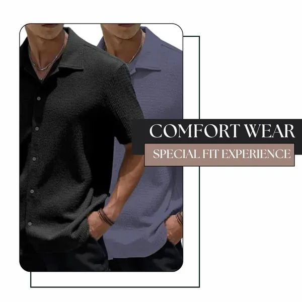 Black_&_Dark_Grey_Premium_Poly_Cotton_Casual_Shirt_For_Men_(Pack_Of_2)