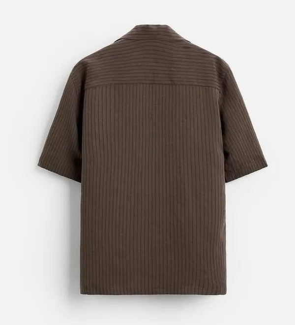Coffee_Premium_Corduroy_Casual_Shirt_For_Men